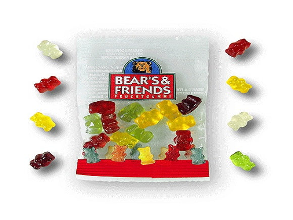 12 packs - Fruit Juice Mini Bears 12g